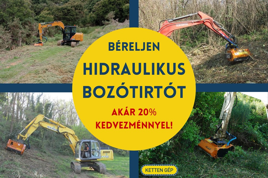 Tavaszi rendrakás – béreljen bozótirtót 20%-kal olcsóbban!